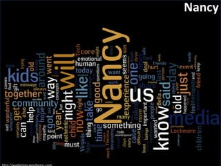 Slide:  Nancy http://wadatripp.wordpress.com 
