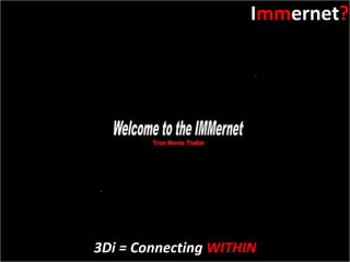 Slide:  I mm ernet ? 3Di = Connecting  WITHIN 