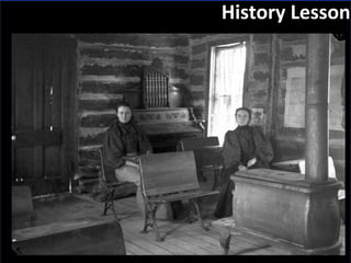 Slide:  History Lesson 1585-1587 