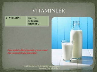 Ilac Besin Etkilesimi Ilac Besin Etkilesimi