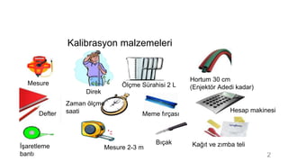 Estacas
Meme fırçası
Bıçak
Kalibrasyon malzemeleri
Direk
Ölçme Sürahisi 2 L
Hesap makinesi
Zaman ölçme
saati
Mesure
Hortum...