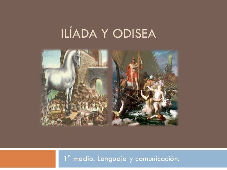Ilíada y odisea
