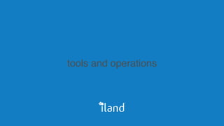 tools and operations
 