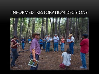INFORMED RESTORATION DECISIONS
 