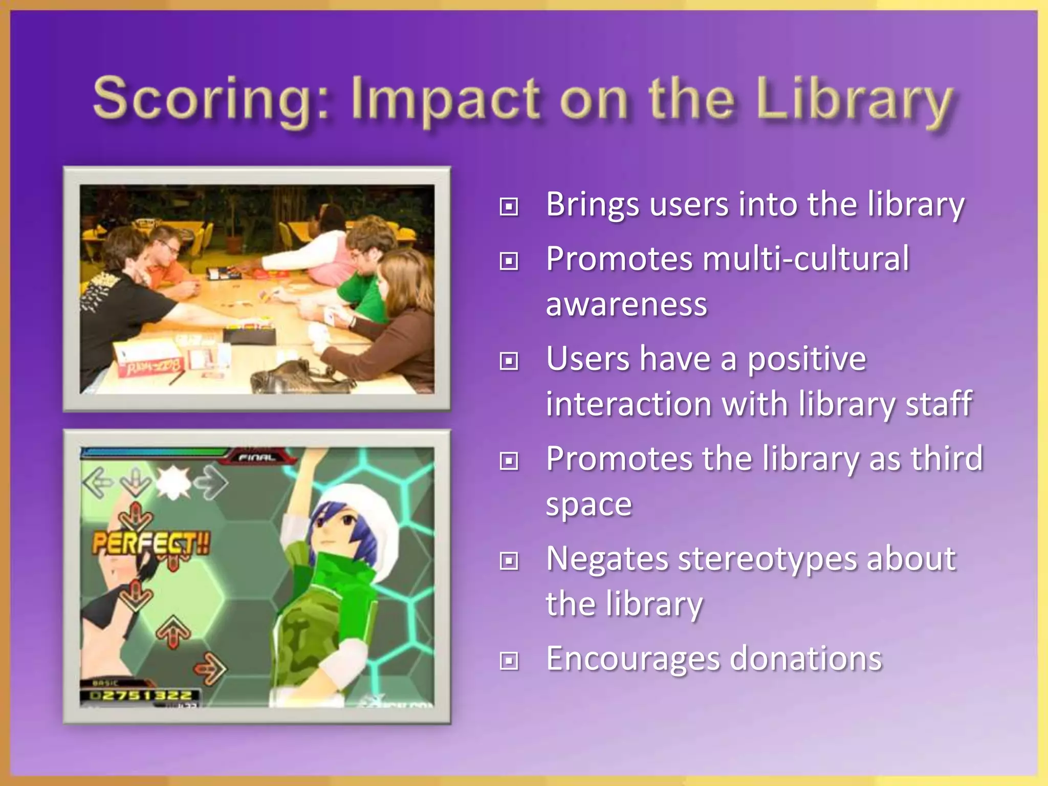  2 campus branch libraries Review Existing Organizational StructureTo insure the library was meeting the changing needs of our users