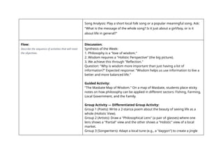 Introduction to Philosophy: Holistic and Partial Perspectives in Life ...
