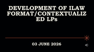 Ilaw Example Comprehensive Guide to ILAW DLL Framework and ARAL Reading Program ...
