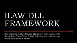 Ilaw Example Comprehensive Guide to ILAW DLL Framework and ARAL Reading Program ...