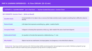 Grade 7 Science Lesson Plan: Using Scientific Models to Explain the ...