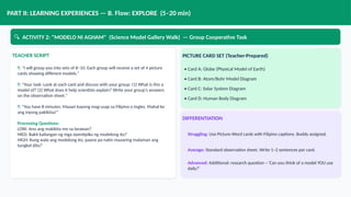 Grade 7 Science Lesson Plan: Using Scientific Models to Explain the ...