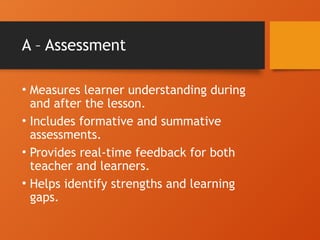 Ilaw Example ILAW Lesson Planning Framework: Simplified, Learner-Centered Teaching ...