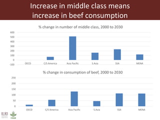 The emerging middle class and  the world market for beef
