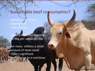 The emerging middle class and  the world market for beef