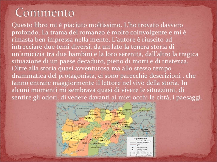 Analisi Del Libro Il Cacciatore Di Aquiloni