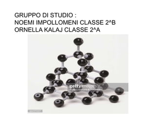 GRUPPO DI STUDIO :
NOEMI IMPOLLOMENI CLASSE 2^B
ORNELLA KALAJ CLASSE 2^A
 