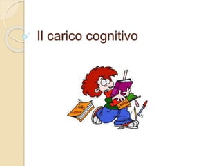 Il carico cognitivo
 