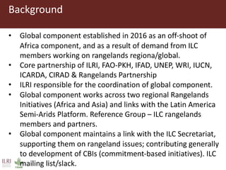 ILC Rangelands Initiative–Global component