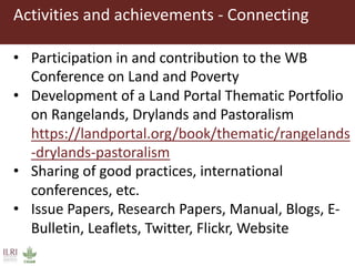 ILC Rangelands Initiative–Global component