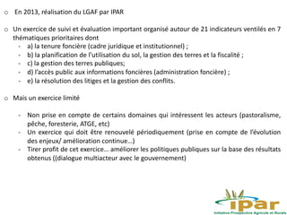 Quelques idées sur l’utilisation d’indicateurs fonciers dans le pastoralisme au Sénégal