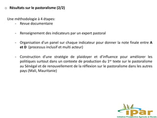 Quelques idées sur l’utilisation d’indicateurs fonciers dans le pastoralisme au Sénégal