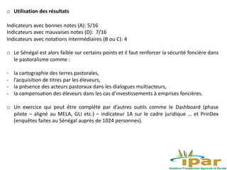 Quelques idées sur l’utilisation d’indicateurs fonciers dans le pastoralisme au Sénégal