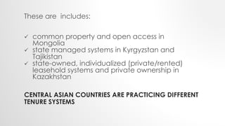 Central Asia Rangelands Initiative: Activities and results