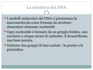 Il codice della vita | PPT