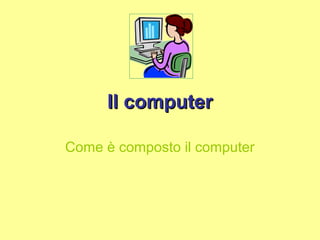 IIll ccoommppuutteerr 
Come è composto il computer 
 
