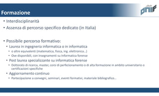 Il consulente tecnico di informatica forense | PDF