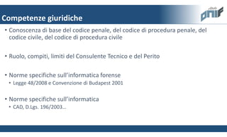 Il consulente tecnico di informatica forense | PDF