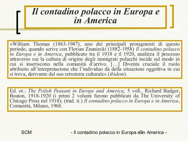 Il contadino polacco in Europa e in America