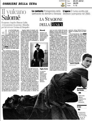 Corriere della Sera: Il Vulcano Salome