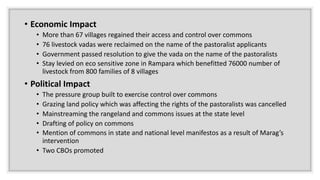 Pastoral Parliament and its role in securing rangelands for pastoralists