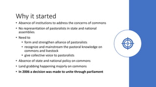 Pastoral Parliament and its role in securing rangelands for pastoralists