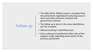 Pastoral Parliament and its role in securing rangelands for pastoralists