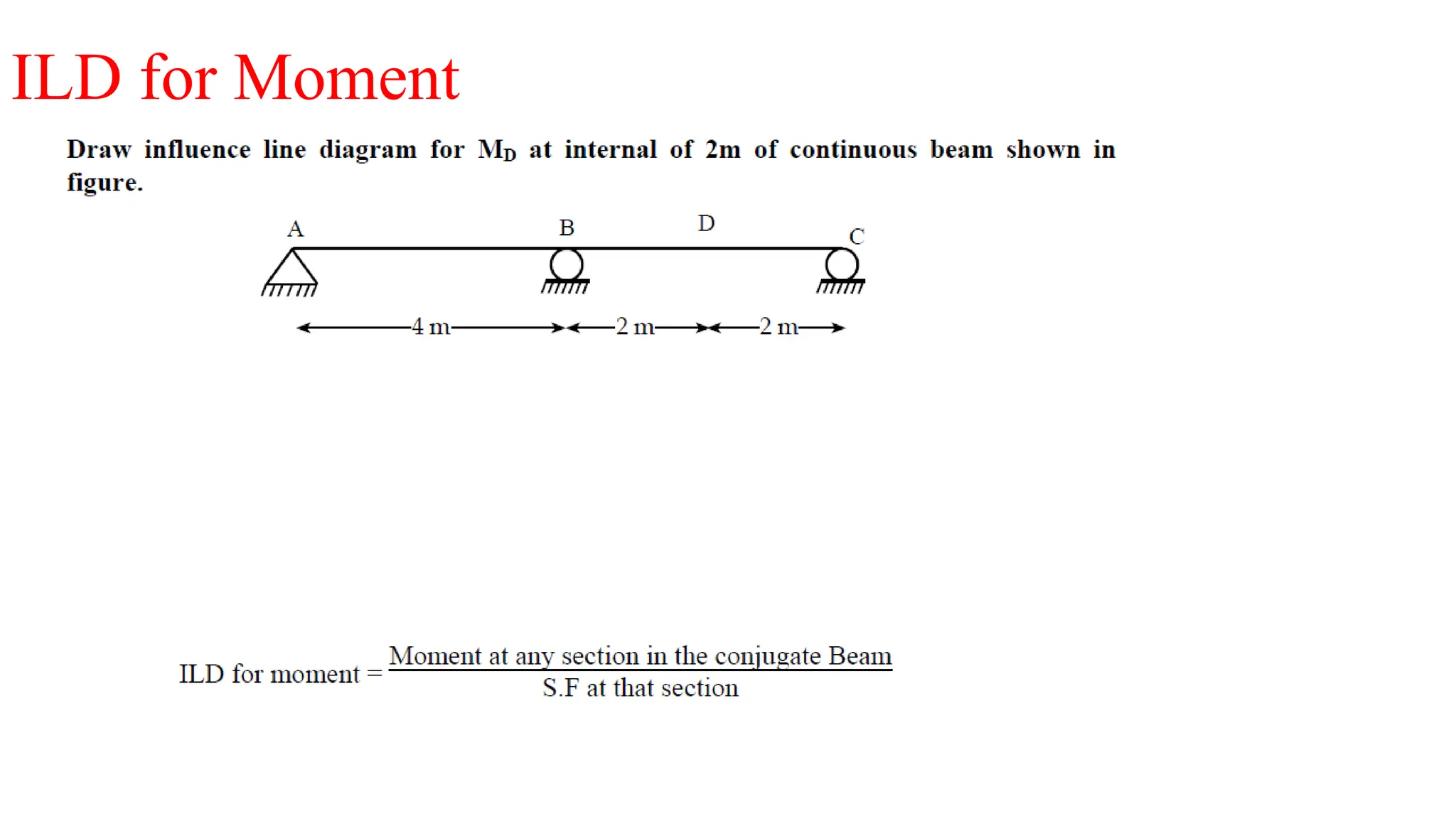 ILD for Moment
 