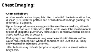 Interstitial Lung Disease - Classification, | PPTX