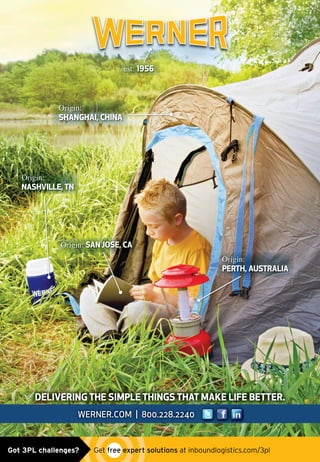 Inbound Logistics July 2014.indd 1 7/11/14 2:59 PMGot 3PL challenges?  Get free expert solutions at inboundlogistics.com/3pl
 