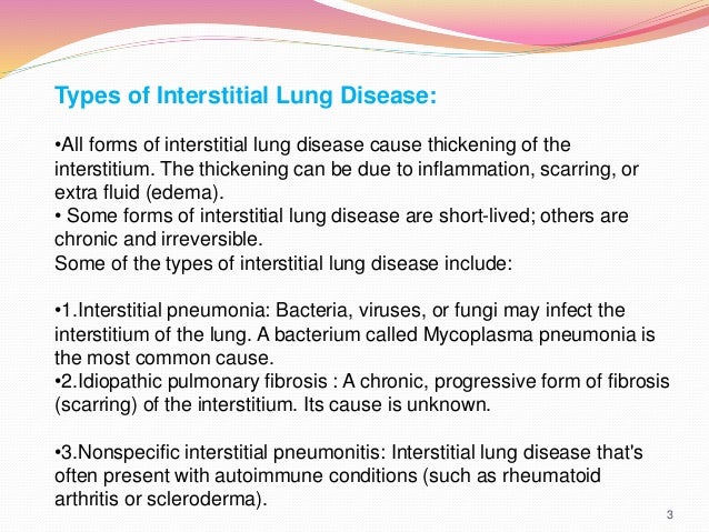 how in lungs forms fluid INTERSTITIAL PRESENTATION PHARMACY LUNG DISEASE