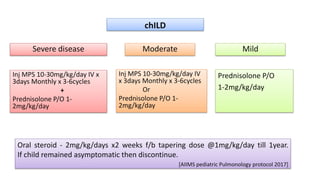 Childhood Interstitial lung disease (ILD) | PPTX