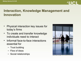 Sentient Computing For Innovation