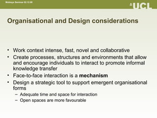 Sentient Computing For Innovation