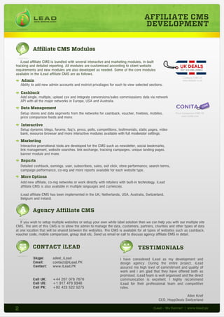 Affiliate Cms Development Pdf
