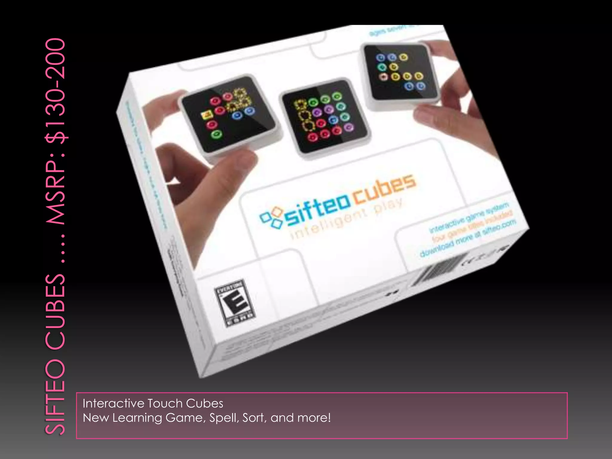 Interactive Touch Cubes
New Learning Game, Spell, Sort, and more!
 