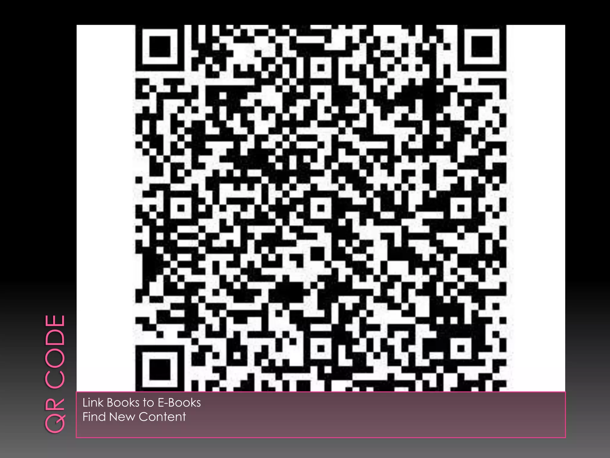 Link Books to E-Books
Find New Content
 