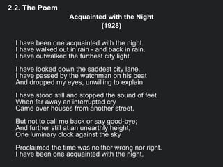 I Poetry Intrinsic Element Analysis Imagery Diction And Symbol In