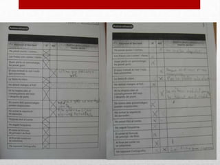 • Posar exemples d’alumnes
 