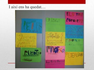 I així ens ha quedat…
 