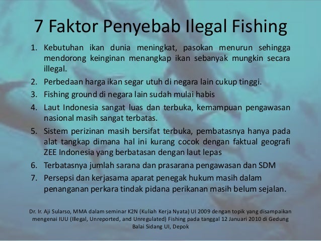 Ilegal fishing edit