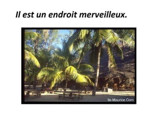Il est un endroit merveilleux.
 